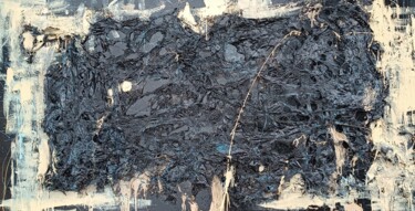 Pittura intitolato "Combustione n.2" da Guido Guzzo, Opera d'arte originale, Smalto