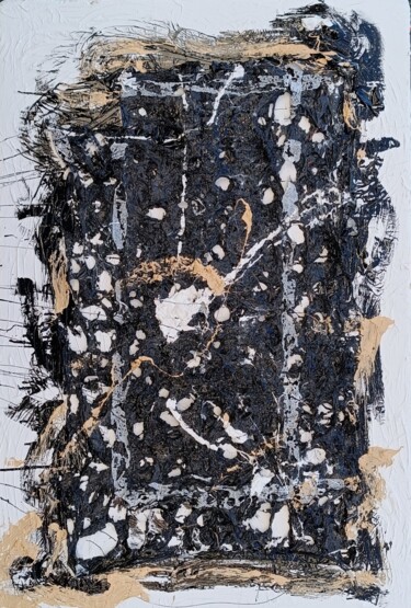 Картина под названием "Combustione N.5" - Guido Guzzo, Подлинное произведение искусства, Эмаль
