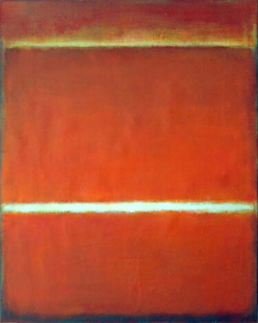 Painting titled "No. 1400_Break of d…" by Guido Lötscher, Original Artwork, Oil Mounted on Wood Stretcher frame