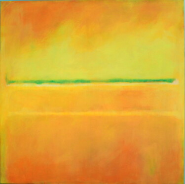 Malerei mit dem Titel "No. 1002_Sun breeze…" von Guido Lötscher, Original-Kunstwerk, Öl