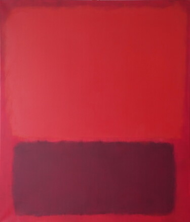Malerei mit dem Titel "No. 1052_Red relaxa…" von Guido Lötscher, Original-Kunstwerk, Öl