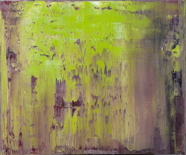 Painting titled "No. 1764_Untitled" by Guido Lötscher, Original Artwork, Oil Mounted on Wood Stretcher frame