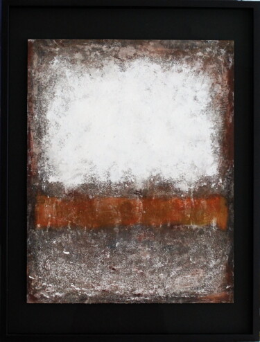 Malerei mit dem Titel "No. 2004_Orage" von Guido Lötscher, Original-Kunstwerk, Acryl Auf Andere starre Platte montiert