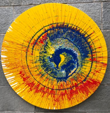"Tempesta solare" başlıklı Tablo Guido Mannini tarafından, Orijinal sanat, Emaye