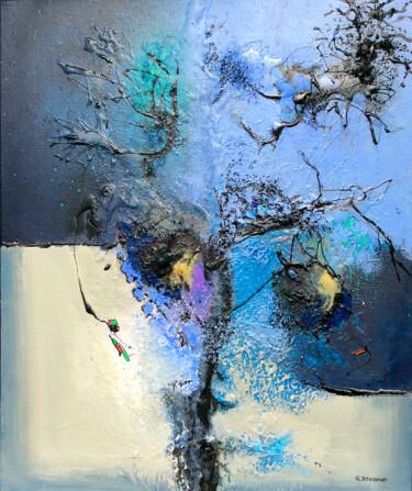 Painting titled "Träumerei" by Guido Schraner, Original Artwork, Acrylic