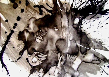 Painting titled "Coiffe" by Guillaume Vincent, Original Artwork, Ink