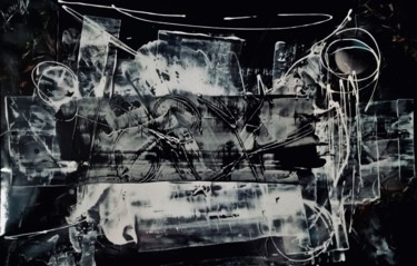 Картина под названием "Censure" - Guillaume Vincent, Подлинное произведение искусства, Акрил Установлен на Деревянная рама д…