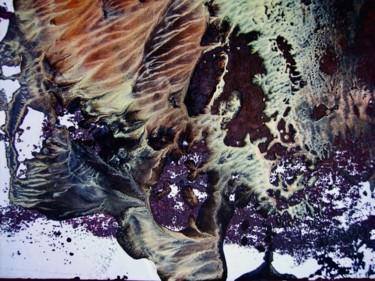 Картина под названием "Strange" - Guillaume Vincent, Подлинное произведение искусства, Рисунок распылителем краски