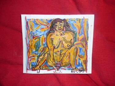 Pintura intitulada "calice-de-vinho.jpg" por Guil Vilani, Obras de arte originais