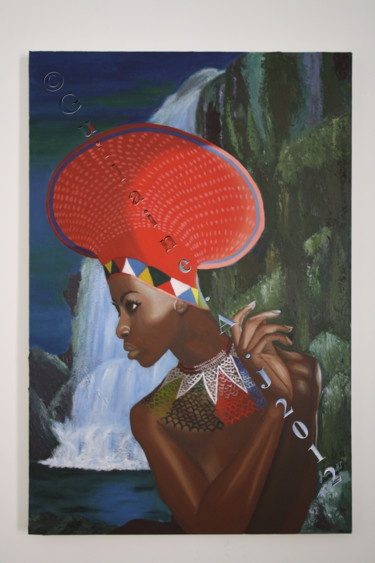 Peinture intitulée "Queen of nature" par Guilaine Arts, Œuvre d'art originale, Acrylique
