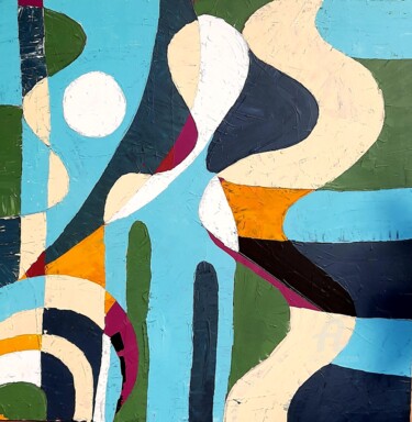 Chemin d'Accomplissement Peinture intitulée "Chemin d'Accompliss…" par Assem, Œuvre d'art originale, Acrylique