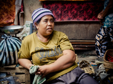 Photographie intitulée "Balinese portrait" par Guillaume Aveline, Œuvre d'art originale, Photographie numérique