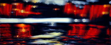 Digitale Kunst mit dem Titel "Abstract City" von Guillaume Canva (.cG.), Original-Kunstwerk, Fotomontage