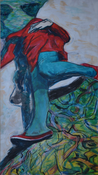 Картина под названием "Inanimée" - Guillaume Canva (.cG.), Подлинное произведение искусства, Акрил Установлен на Деревянная…