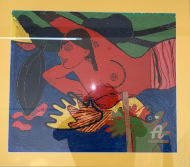 Incisioni, stampe intitolato "Les Femmes De La Bi…" da Guillaume Corneille, Opera d'arte originale, incisione