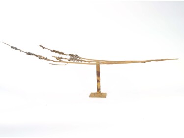 Sculpture intitulée "Barque Fleurie #4" par Guillaume Couffignal, Œuvre d'art originale, Bronze