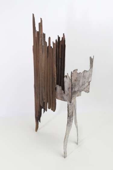Skulptur mit dem Titel "Théâtre - Cage" von Guillaume Couffignal, Original-Kunstwerk, Bronze