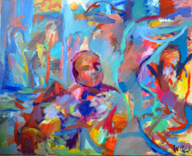 Картина под названием "dsc-0244-1-modifie-…" - Guillaume Pelican, Подлинное произведение искусства, Масло