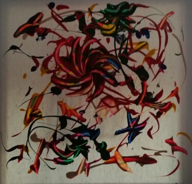 Peinture intitulée "Floraison" par Guillaume Pottier, Œuvre d'art originale, Acrylique