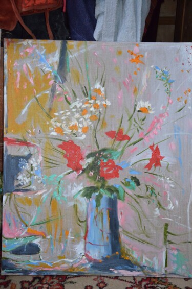 Painting titled "bouquet.jpg" by Guillaume Van Ruymbeke, Original Artwork