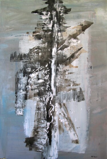 Peinture intitulée "Impression JAPON # 4" par Guillaume Defins, Œuvre d'art originale, Acrylique Monté sur Châssis en bois