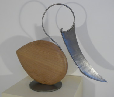 雕塑 标题为“Un Beau Canard” 由Guillemette Legros, 原创艺术品, 木