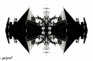 Digitale Kunst mit dem Titel "Pyramids" von Guizard, Original-Kunstwerk, Manipulierte Fotografie