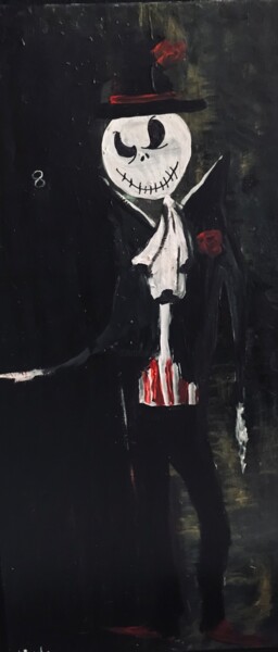 Painting titled "Mr.Jack" by Guizard, Original Artwork, Acrylic