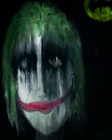 Pintura intitulada "Joker" por Guizard, Obras de arte originais, Óleo