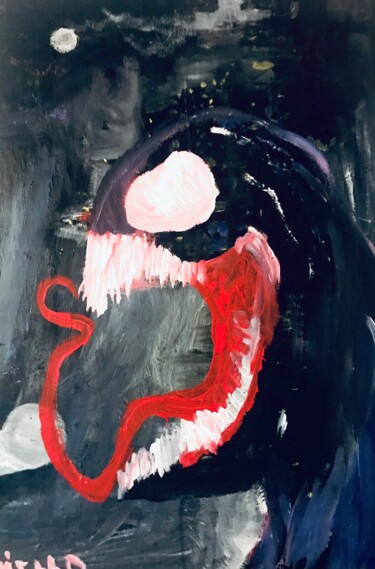 Painting titled "Venom 2" by Guizard, Original Artwork, Acrylic