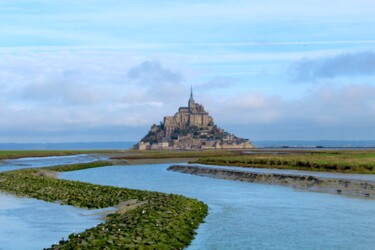 Photographie intitulée "Mont Saint-Michel,…" par Gulender Koc, Œuvre d'art originale, Photographie numérique