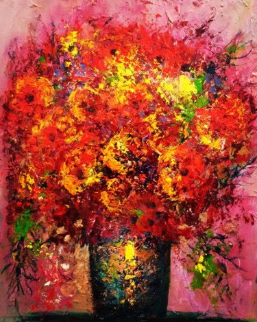 Картина под названием "Dusha" - Gunay Nazim, Подлинное произведение искусства, Масло