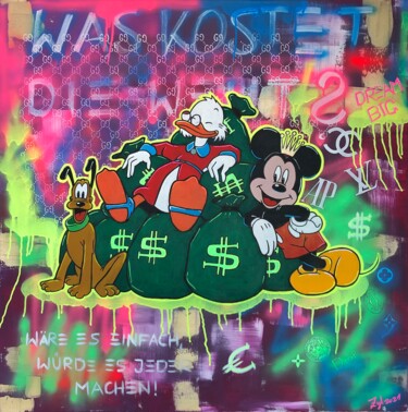 Pintura titulada "Was kostet die Welt" por Gunnar Zyl, Obra de arte original, Acrílico Montado en Bastidor de camilla de mad…