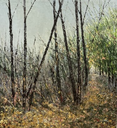 Schilderij getiteld "Herbst" door Günther Mika, Origineel Kunstwerk, Olie