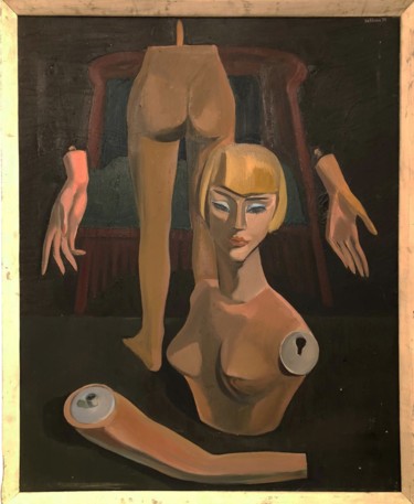 Mannequins by Guščenka Painting titled "Mannequins by Gušče…" by Guščenka ., Original Art, Oil