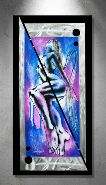 Nude-Female Painting titled "Nude-Female" by Gus & Lina Ocamposilva, Original Art, Acrylic