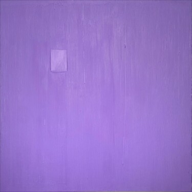 Painting titled "VIOLET VIEW" by Gustaf Tidholm, Original Artwork, Acrylic Mounted on Wood Stretcher frame