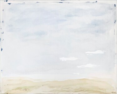 Картина под названием "GRASSLANDS No.2202" - Gustaf Tidholm, Подлинное произведение искусства, Акрил Установлен на Деревянна…
