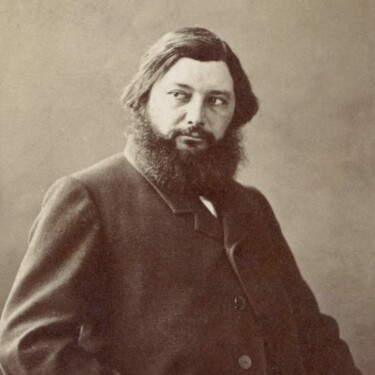 Gustave Courbet Image de profil Grand