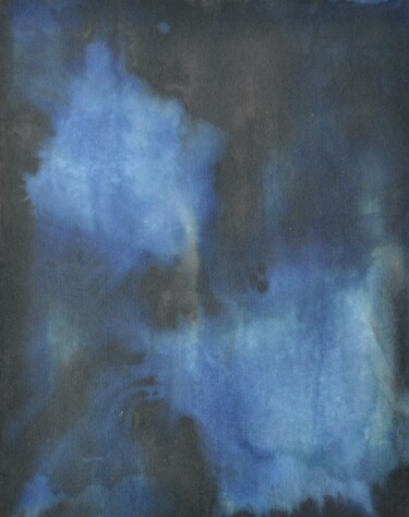 Malerei mit dem Titel "Blue Squares (Cuadr…" von Gustavo Adolfo Díaz Sánchez (El Gus), Original-Kunstwerk, Tinte