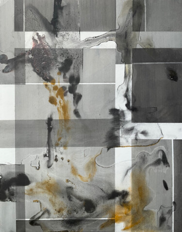 Картина под названием "Smoke-Nothing (Humo…" - Gustavo Adolfo Díaz Sánchez (El Gus), Подлинное произведение искусства, Аквар…