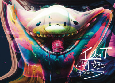 Цифровое искусство под названием "Stockholm Syndrome" - Gustavo Castillo, Подлинное произведение искусства, Цифровая живопись