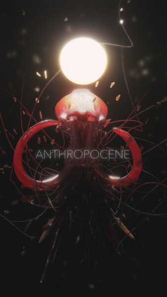 Digital Arts titled "Anthropocene" by Gustavo Castillo, Original Artwork, 3D Modeling