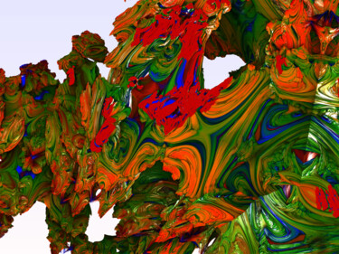 Digitale Kunst getiteld "Spore" door Gustavo Castillo, Origineel Kunstwerk, 3D-modellering