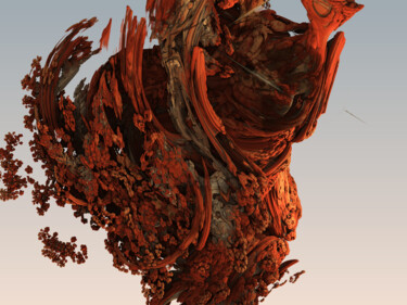 Digitale Kunst getiteld "Primordial code" door Gustavo Castillo, Origineel Kunstwerk, 3D-modellering