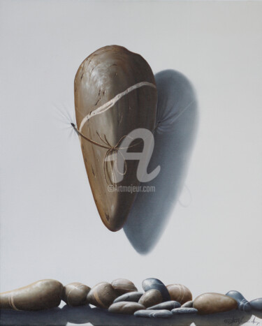 Pintura titulada "Amarrado" por Gustavo Fernandes, Obra de arte original, Oleo