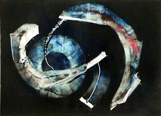 Pintura titulada "abstract" por Gustavo Moller, Obra de arte original
