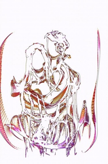 Arte digitale intitolato "AMOR 2" da Gustavo Moller, Opera d'arte originale