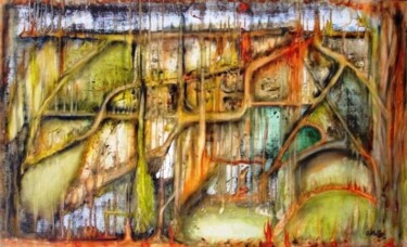 Pittura intitolato "laberinto" da Gustavo Moller, Opera d'arte originale