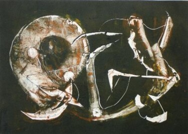 Pintura titulada "flagelo" por Gustavo Moller, Obra de arte original
